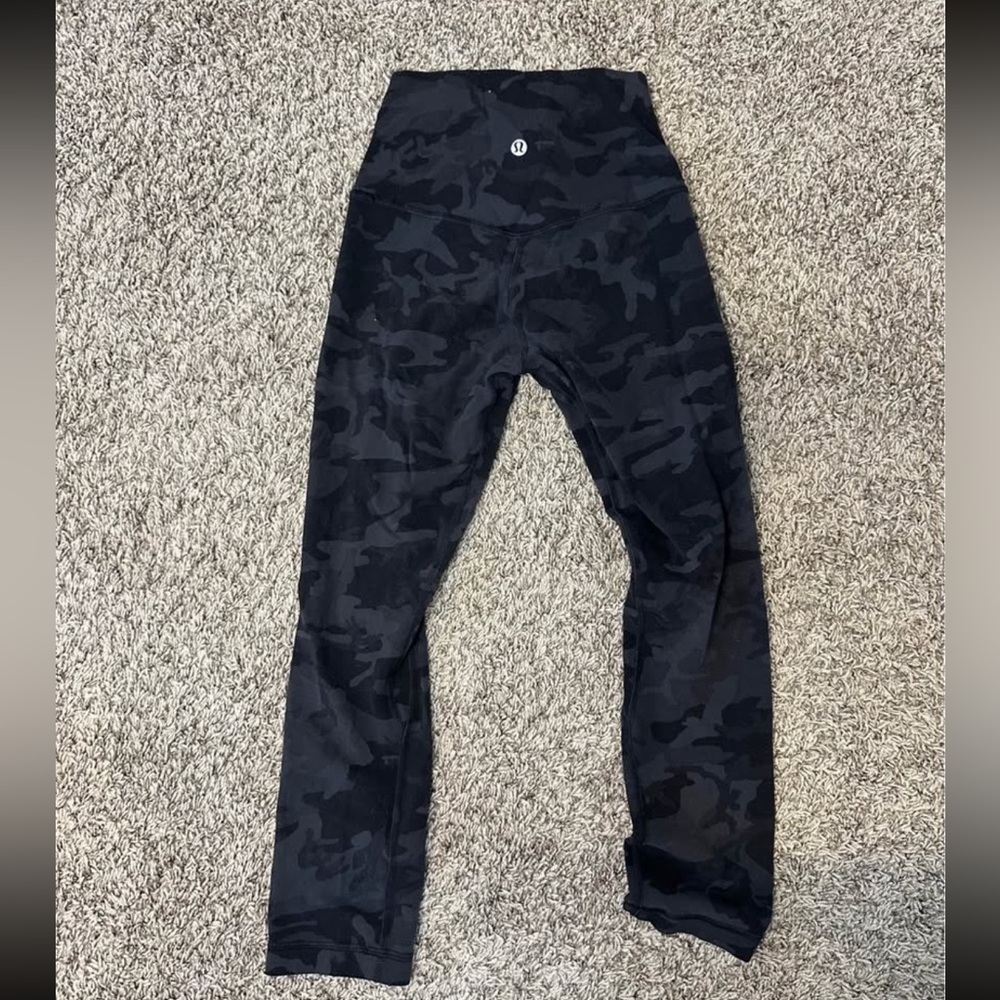 Lululemon Black Camo Leggings